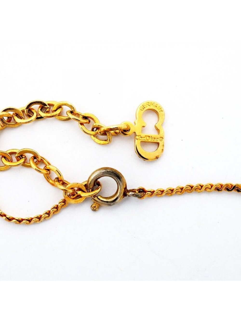 Dior Necklace CD Logo Gold Plated - Picture 4 of 5